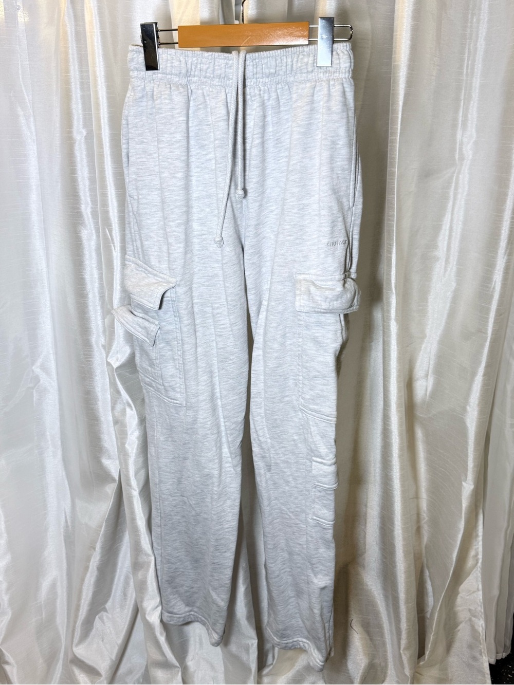Garage Light Gray Cargo Sweatpants